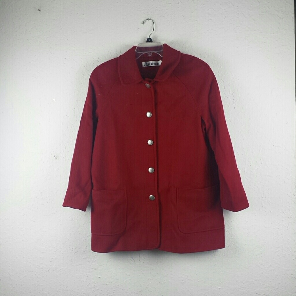 Women's Vtg Wool Winter Coat Size 12P